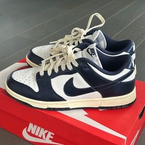 Nike Dunk Low Midnight Navy- size 7.5